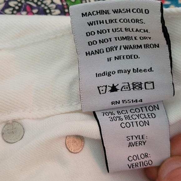 Boyish by Her Avery High Waist Straight leg with ankle ties in Vertigo. - Picture 12 of 13